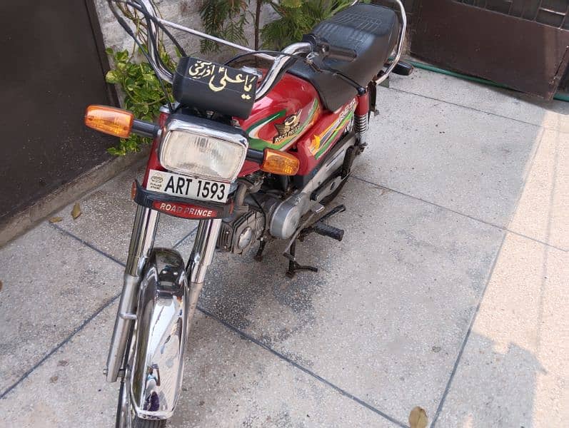 Road Prince 70cc Bike Red Colour Good Condition 16