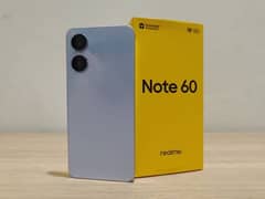 Realme note 60 Box pack phone 4 64 GB Blue color