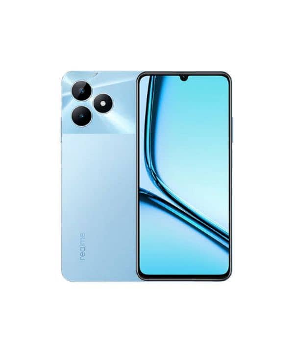 Realme note 60 Box pack phone 4 64 GB Blue color 1