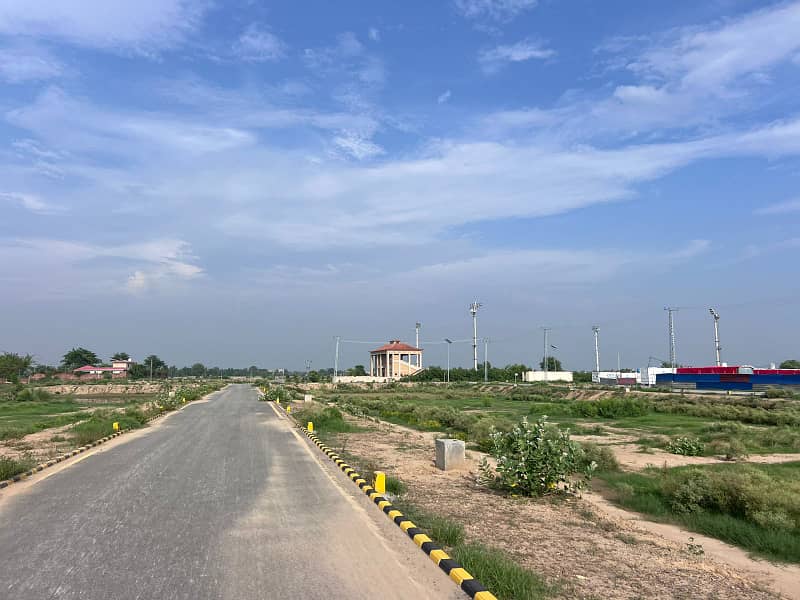 On 150ft Road 1 Kanal Plot For Sale In C Block Jinnah Sector LDA City Lahore 7