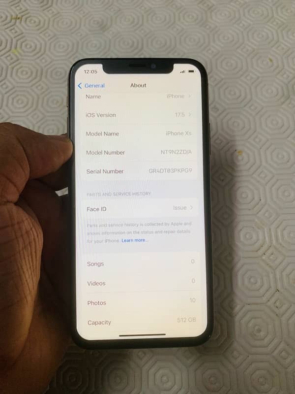 IPhone XS 512GB 84BH PTA approved 6