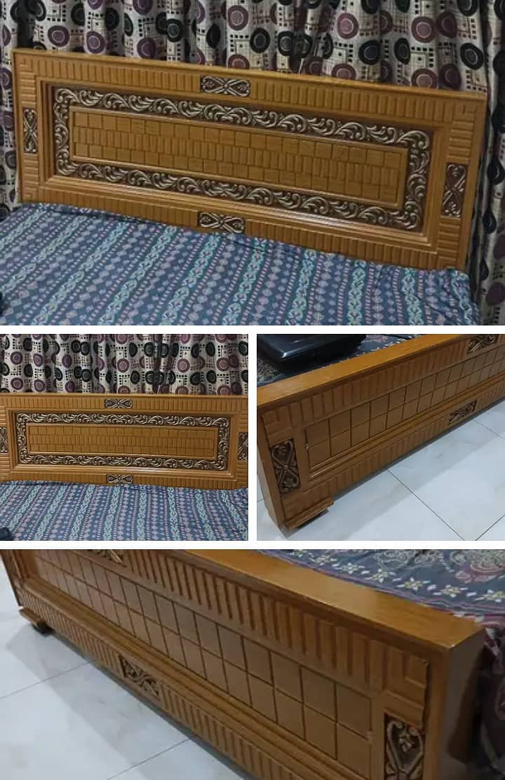 Urgent sale King size bed 2