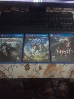 God Of War, Horizon, Nioh Ps4 10/10 Condition All Ok