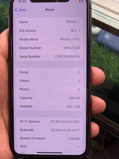 iPhone 11pro 256gb pta approved 10/10