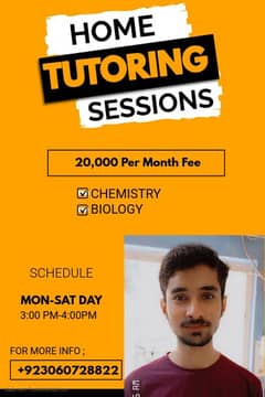 Home Tutoring For 9th 10th & Fsc Anywhere In Lahore