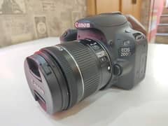 CANON EOS 200D WITH 18-55mm lens 0