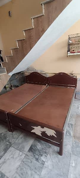 Single Bed Good Wood 2