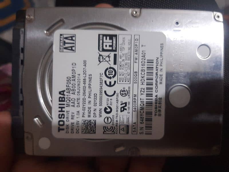 Hard drive 500gb 0