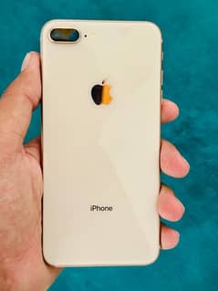 iphone 8 plus golden colour 64GB condition 9/10 haelth 100%