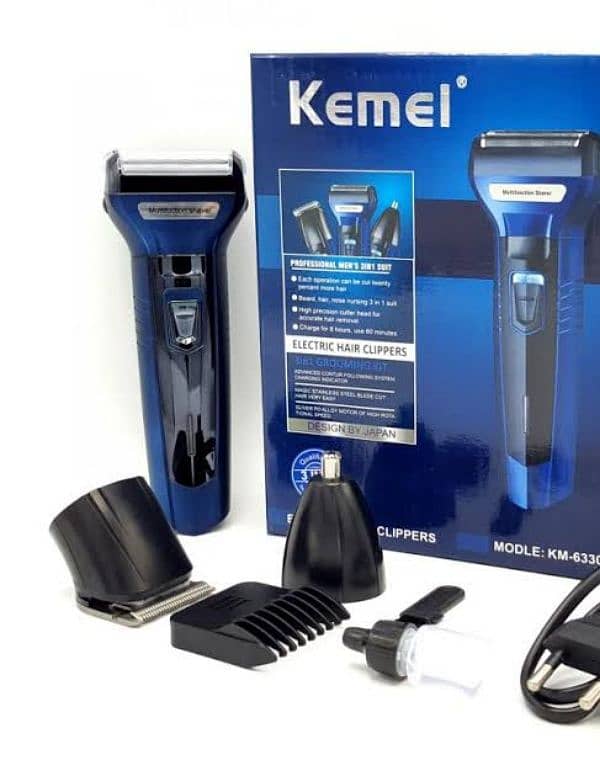 Beard & Hair Trimmer ( Brand New) kemei 3in1 Trimmer 1