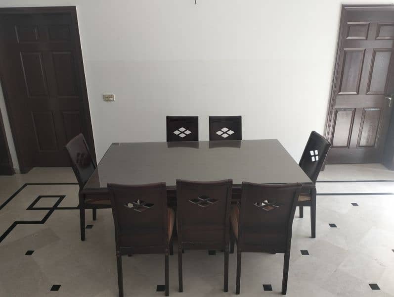 8 chairs full size Belgium dining table 1