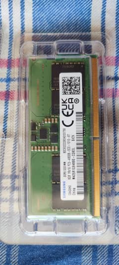 Samsung 16 gb laptop ram(8x2) DDR 5 4800mhz sodimm