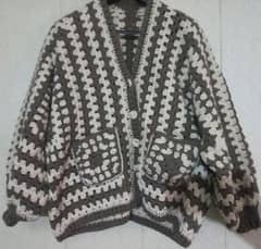 Crochet handmade cardigan