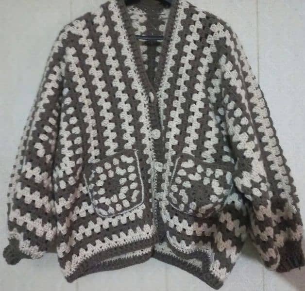 Crochet handmade cardigan 0