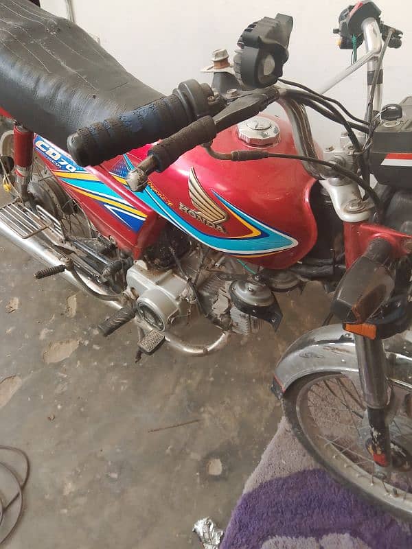 urgent sale Honda CD 70 2019 modle 2