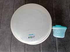 Avent microwave sterilizer & milk powder dispenser 0