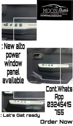 new alto power window panel