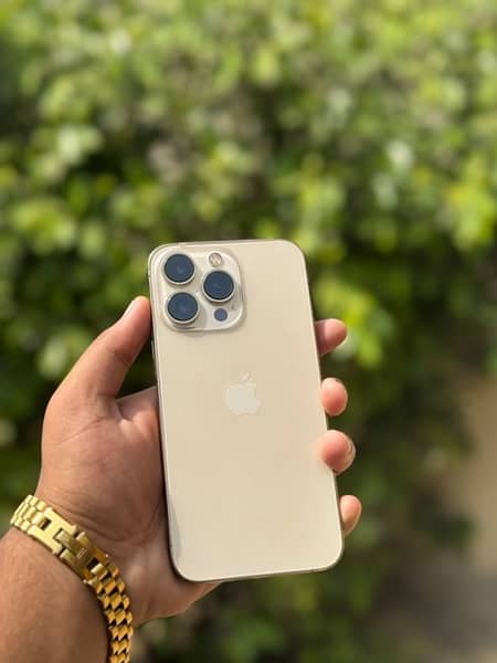 I phone 13 pro  gold jv 10by10 brand new condition 128gb 1