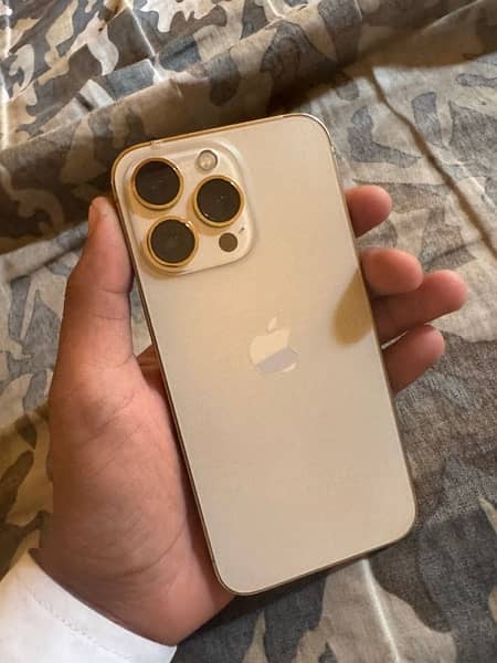 I phone 13 pro  gold jv 10by10 brand new condition 128gb 4