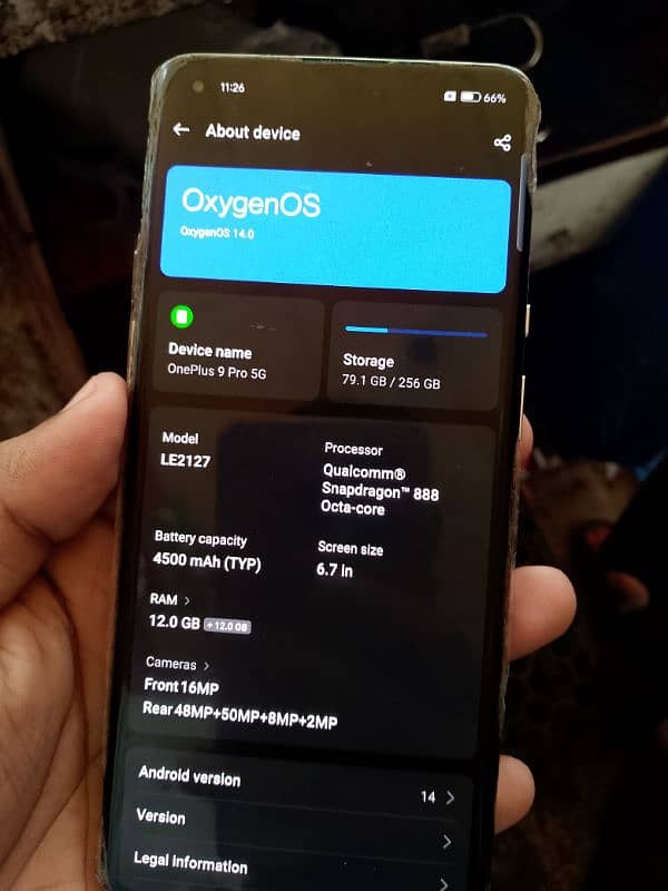 OnePlus 9pro (12+256) only one month used in Pakistan 1