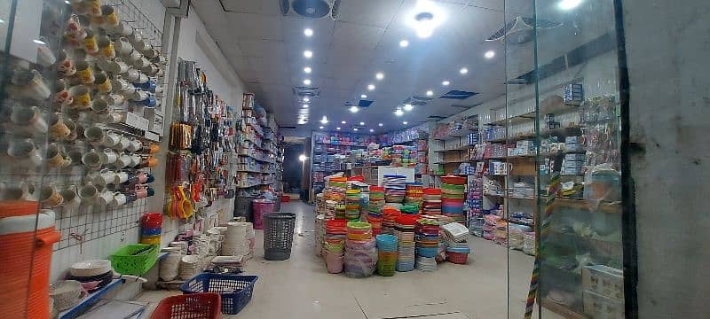 newly opened plastic crokery shop for sale 4