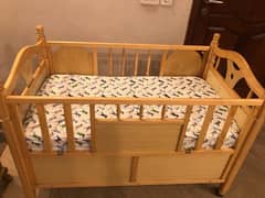 baby cot with mattress