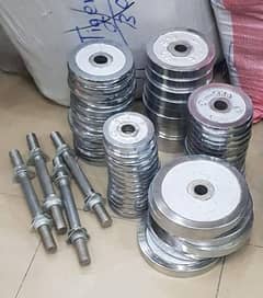 Chrome plates Rubber plates weight plate