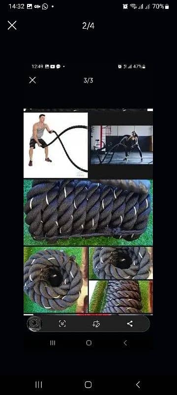 BATTLE ROPES | GYM ROPES | ROPES EXERCISE ROPE NYLON ROPES battle rope 1