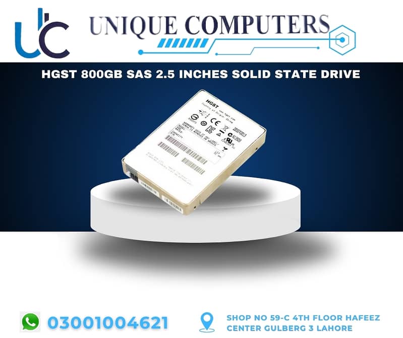 HGST 800GB SAS 2.5 INCHES SOLID STATE DRIVE 0