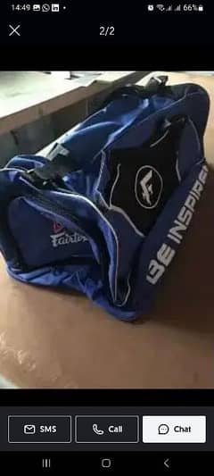 Fairtex sport bag duffel bag gym bag accessories bag boxing kit bag 0