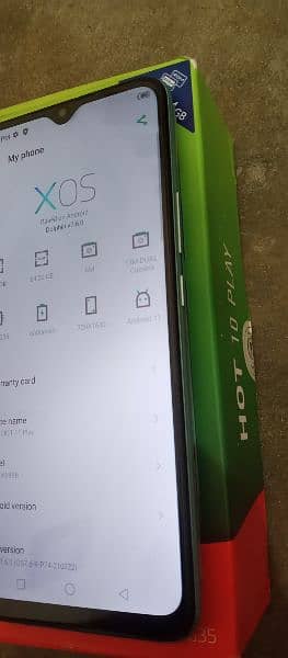 infinix Hot 10 Play box sath hhhh set khula hoa ni h 3