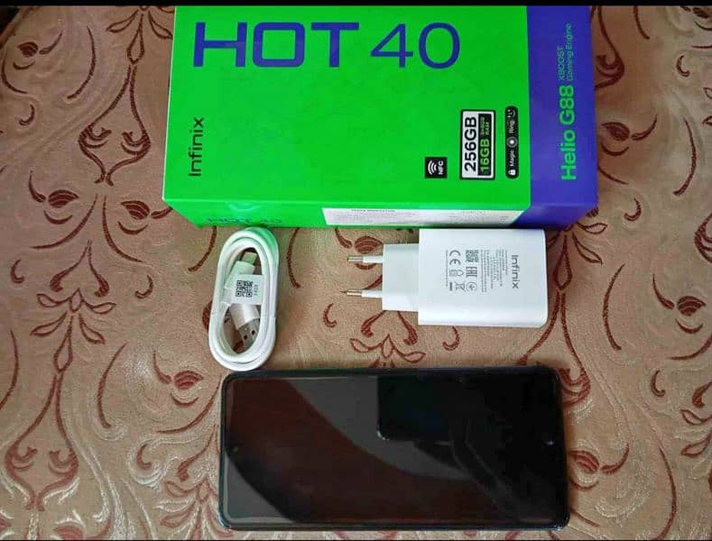 Infinix hot 40pro just box open 1