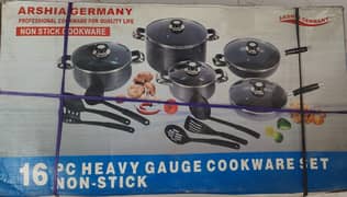 16 Pieces Non stick Set New