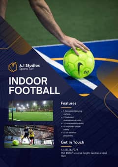 Sports Turf For indoor Futsal Ground & Box Cricket