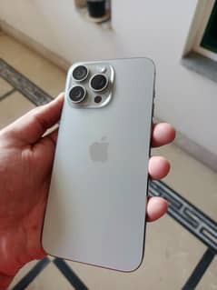 iPhone 15 pro max 256gb Natural Titanium Auto JV 2 Month sim Time 0