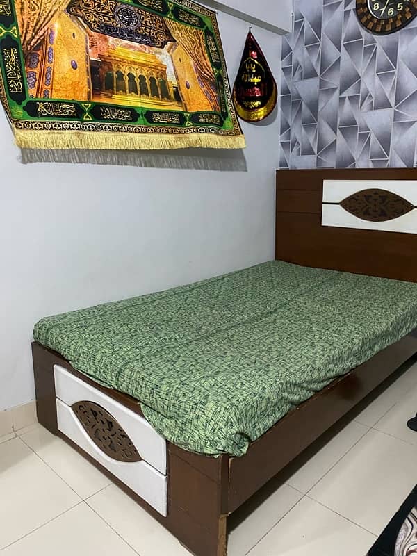 Single Bed With Mattress 1