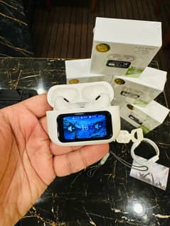 A9 PRO ANC AIRPODS LCD WITH LANDYARD LOOP TYPE-C CHARGING