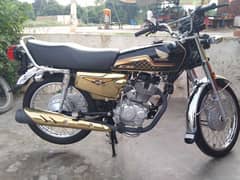 Honda CG 125 special edition gold