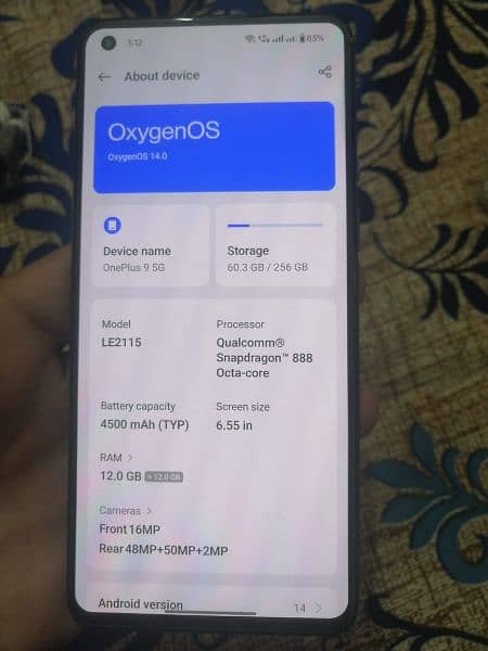 One Plus 9 (12/GB 256GB) All Ok 2