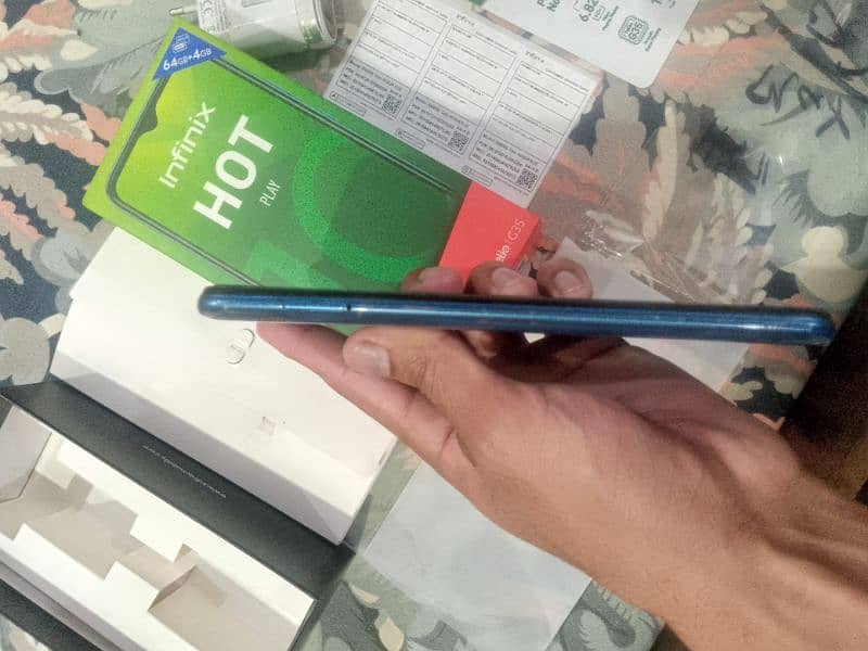 infinix hot 10 play 4 64 with box no open repair condition 10 by 10 2