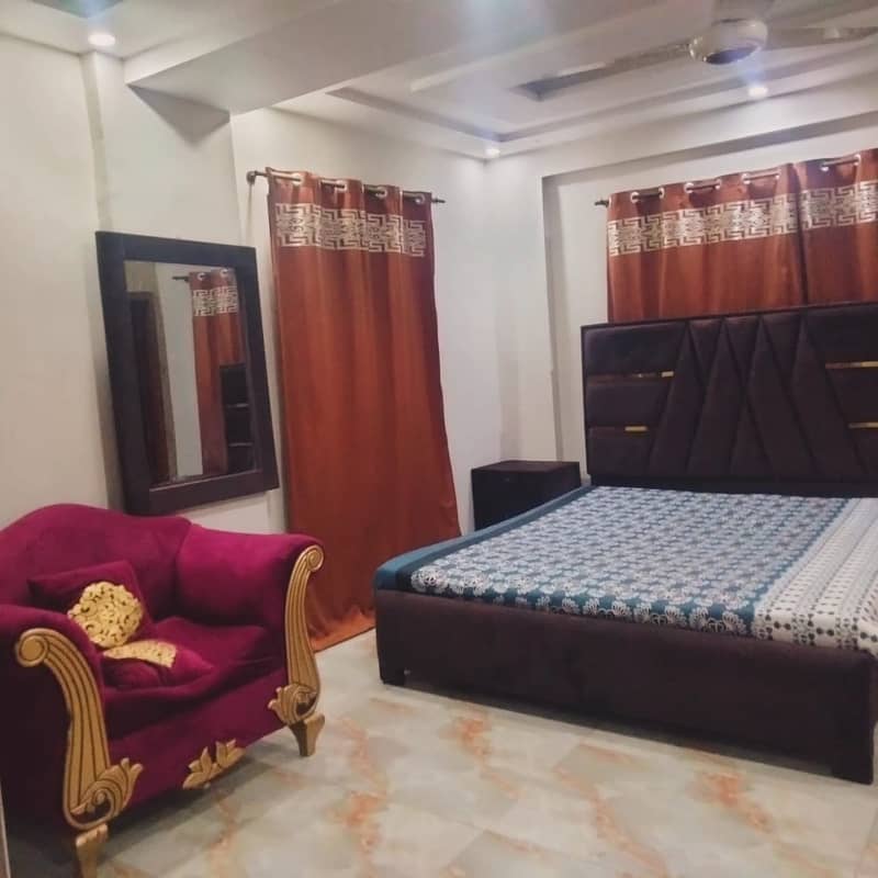 1 Bedrooms Furnished Flat Available on Daily Basis Rent 6