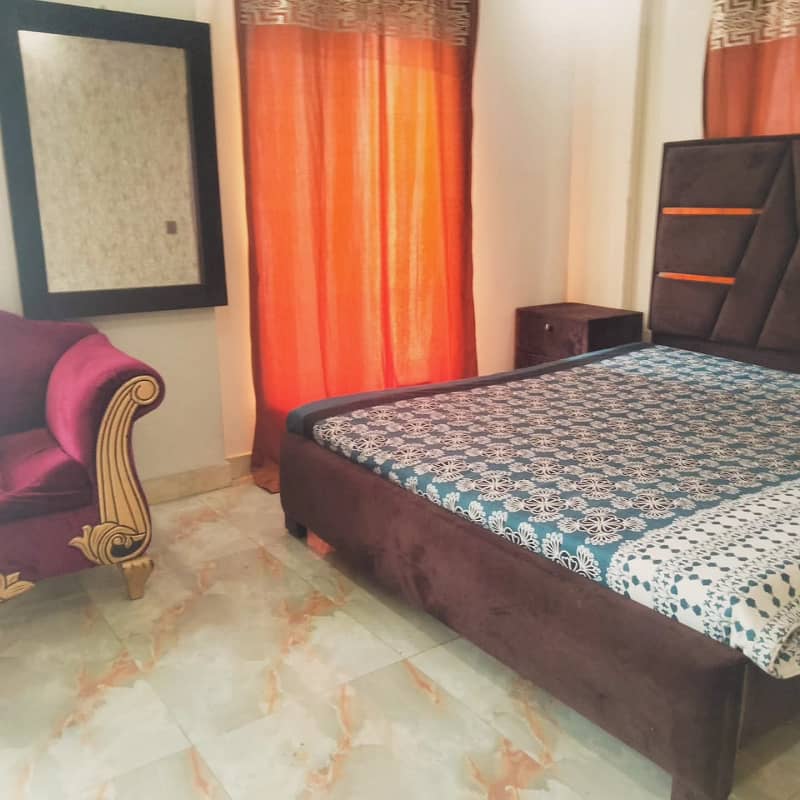 1 Bedrooms Furnished Flat Available on Daily Basis Rent 7