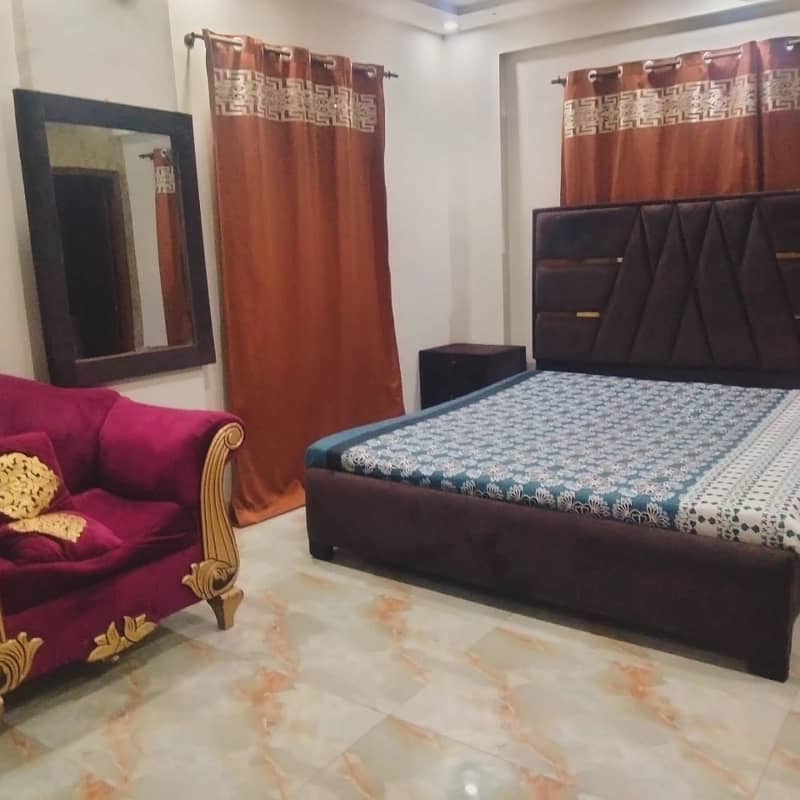 1 Bedrooms Furnished Flat Available on Daily Basis Rent 9