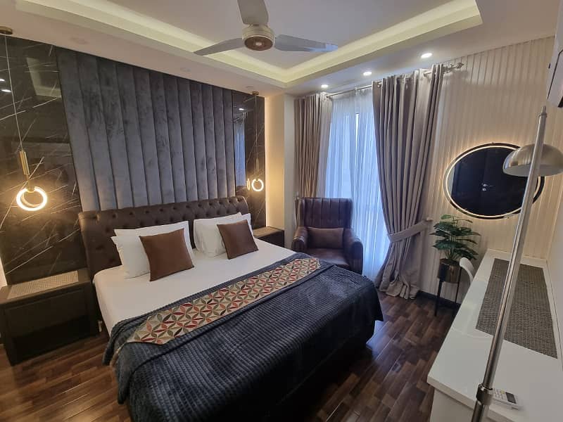 Luxury Furnished 1 Bedroom flat For Perday or Perweek in Islamabad 7