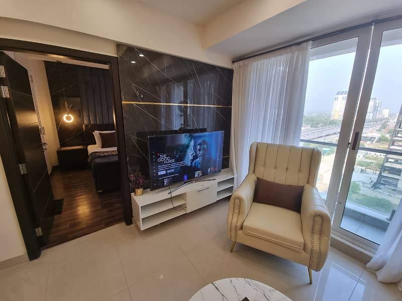 Luxury Furnished 1 Bedroom flat For Perday or Perweek in Islamabad 14