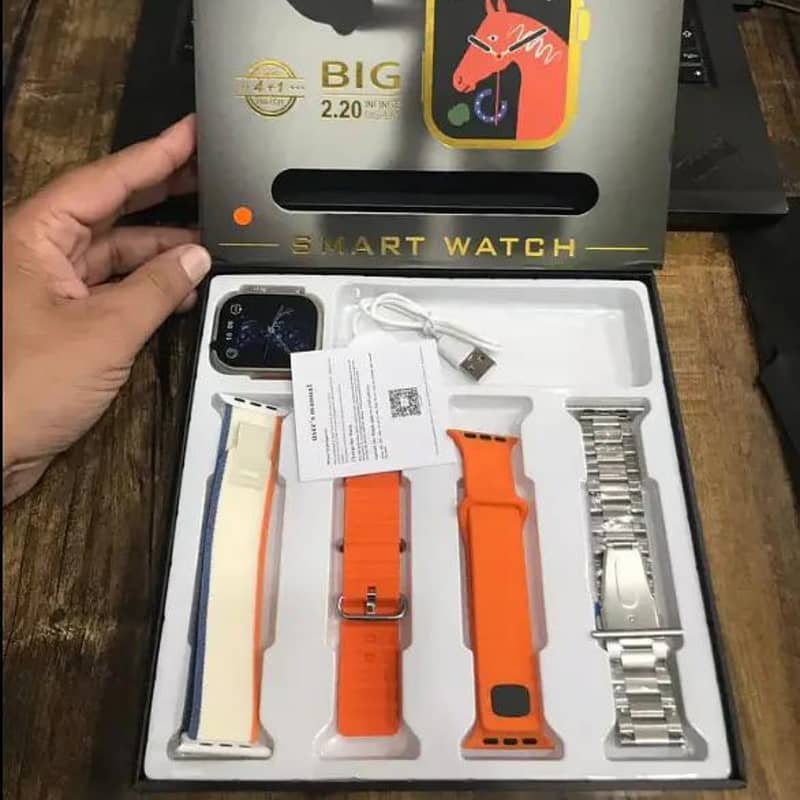 New 4 strap Smartwatch 0