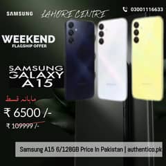 Samsung A15  Mobile available on Easy Installments