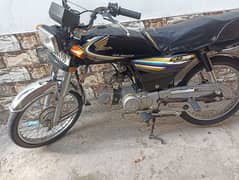 honda cd 70 2015 model black color in good condition