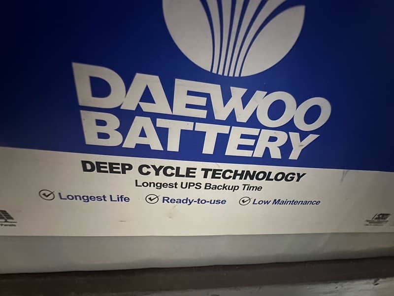 Deawoo Dib 165 | 115ampere each | 1 year used 6