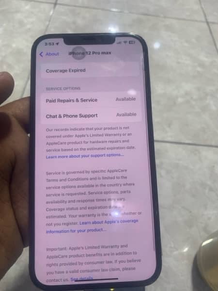 iphone 12pro max 256 pta approved 6